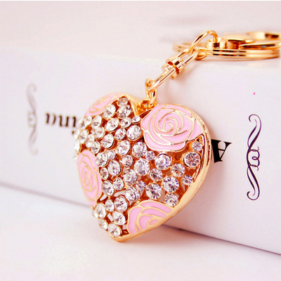 Diamond Designer Key Rings For Women ODM Available 16mm Thick